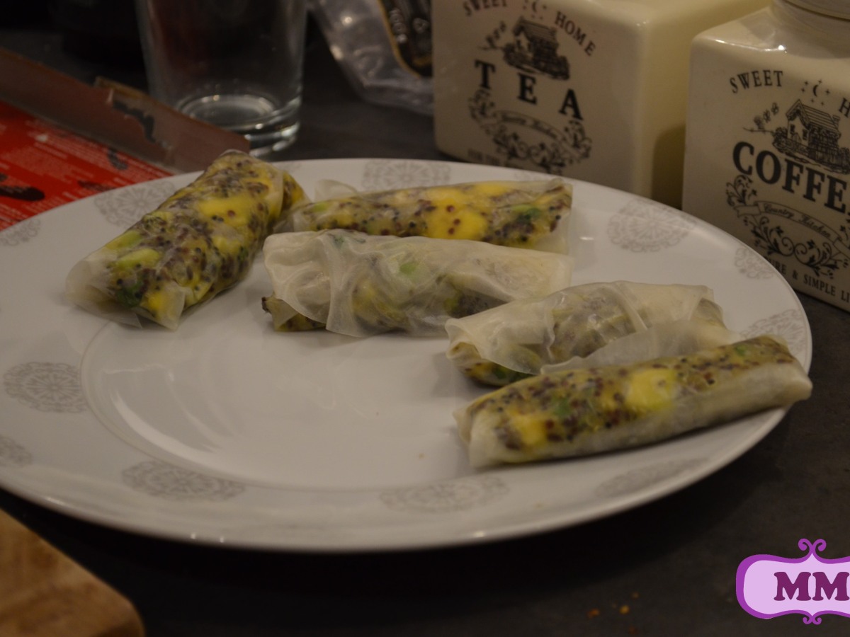 Spring rolls z mango i awokado